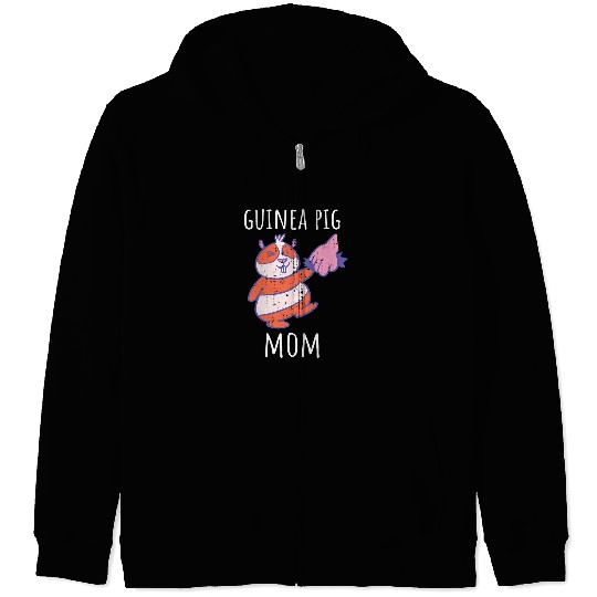 Guinea Pig Saying Owner 26 Zip Hoodies