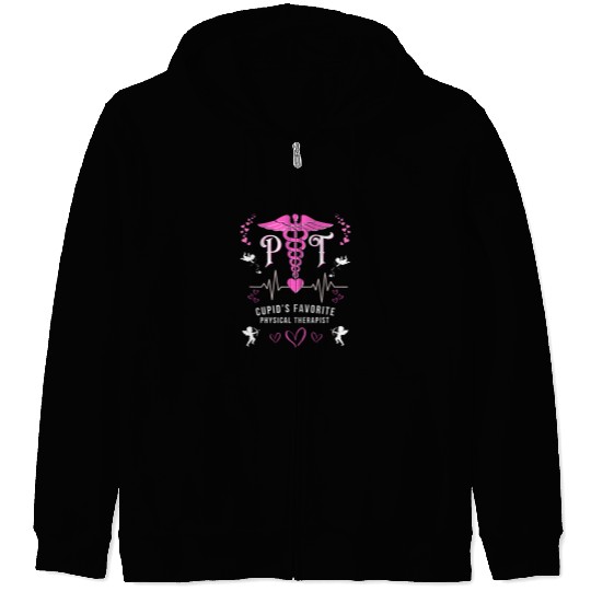 Cupids Choice for Physical Therapist Valentines Zip Hoodies