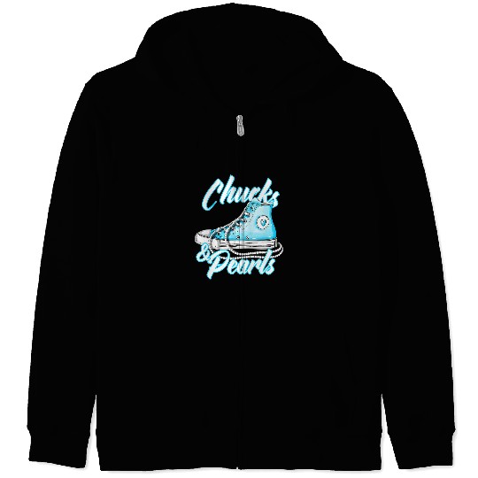 Chucks and Pearls 11 Zip Hoodies