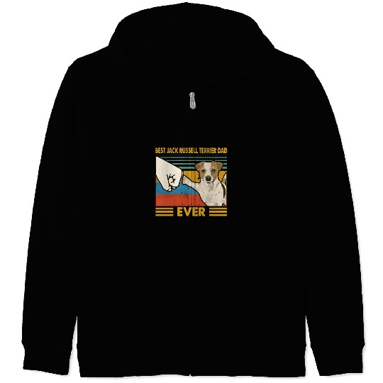 Jack Russell Pet bests Jack Russell Terrier Dad Ever 11 Zip Hoodies