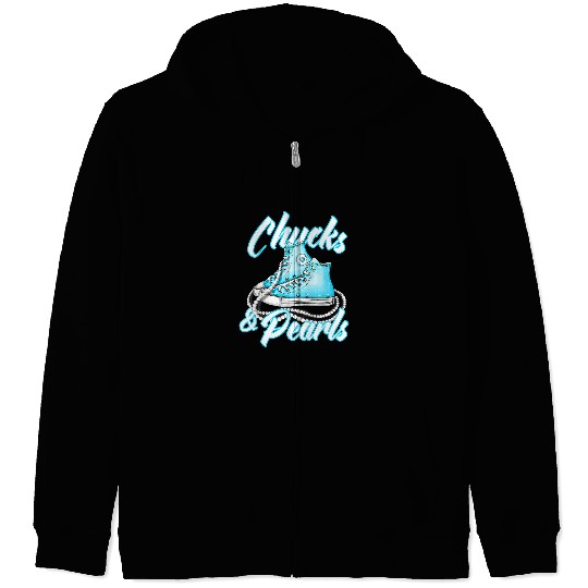 Chucks and Pearls 6 Zip Hoodies