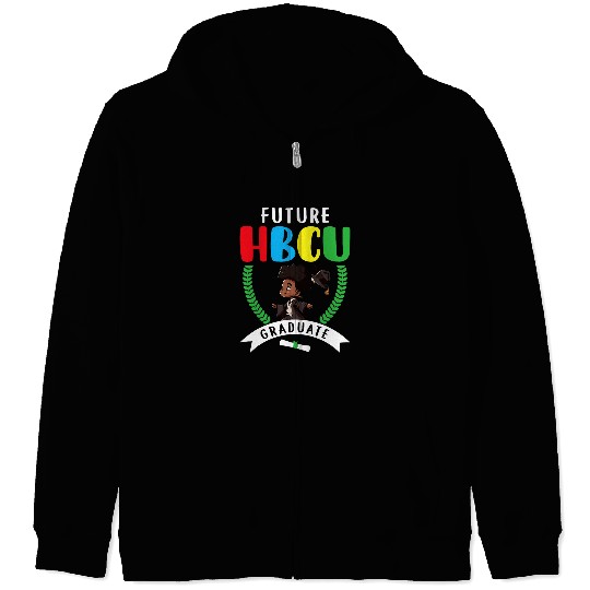 Future HBCU Grad History Black College Youth Black Boy 13 Zip Hoodies