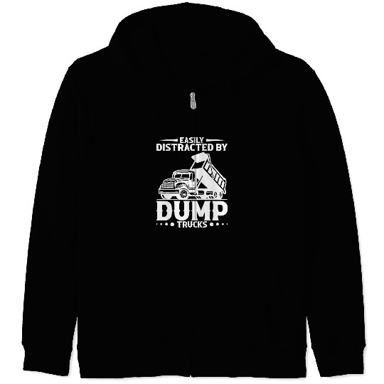 Dump Truck Driver Dump Truck Sand Toy Dump Truck Hat Zip Hoodies