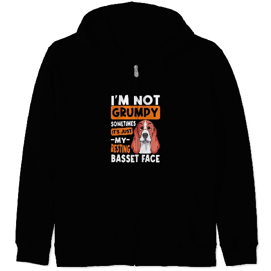 Basset Hound Dog Owner Scent Tracking Breed Veterinarian Zip Hoodies
