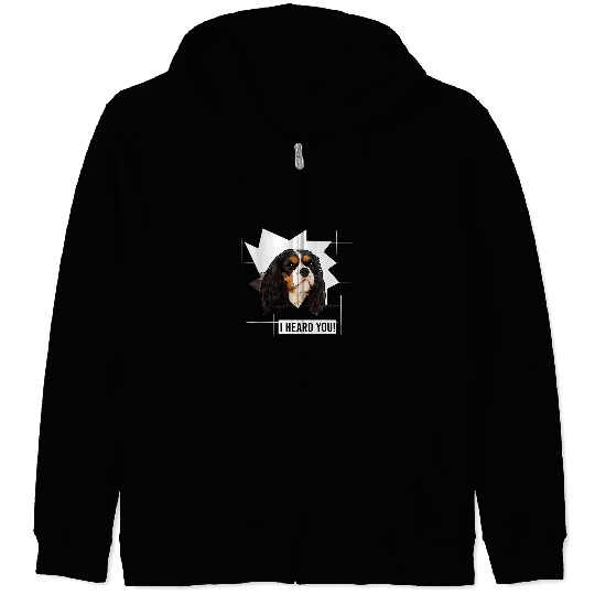 Cavalier Pet Funny Cavalier King Charles Spaniel Dog Owner Zip Hoodies