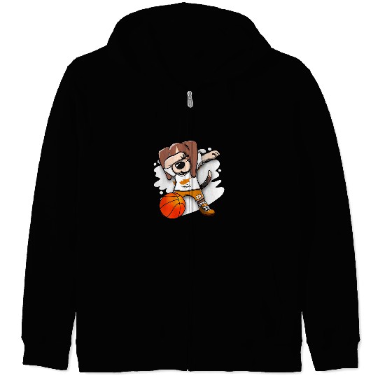 Funny Basketball Dabbings Beagle Dog Cyprus Jersey Cypriot Basketball Fans Art 595 Zip Hoodies