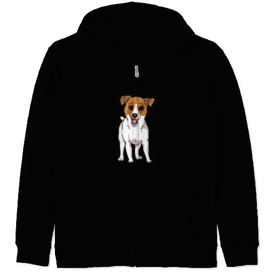 Jack Russell Pet Dog 8 Zip Hoodies