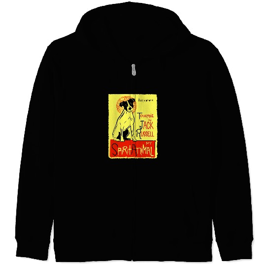 Jack Russell Pet Cute Funny Jack Russell Terrier Dog Art Jack Russell Gift 3 Zip Hoodies
