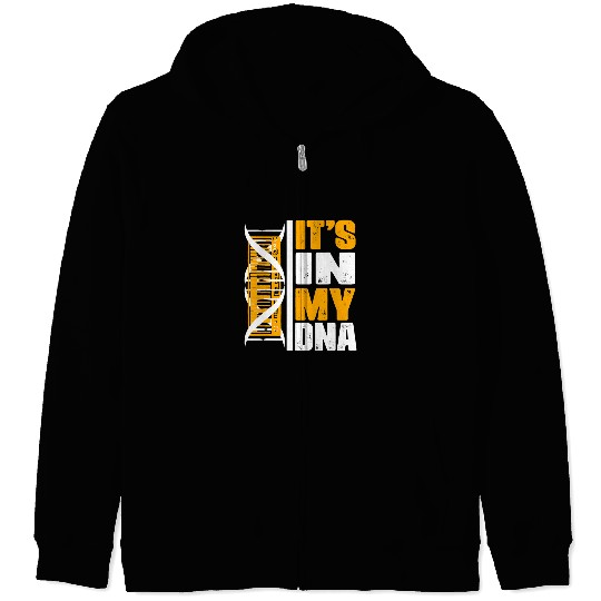 Funny Piano Music Keyboard Piano DNA Zip Hoodies