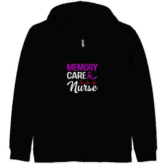 Memory Care nurses medicals Assistant RN Student Zip Hoodies
