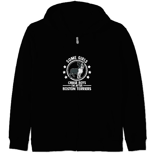 Border Collie Pet Womens Im after Boston Terrier Zip Hoodies