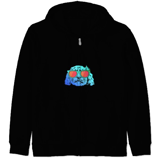 Cockapoo Pet Owner Retro Vintage 80s 90s Zip Hoodies