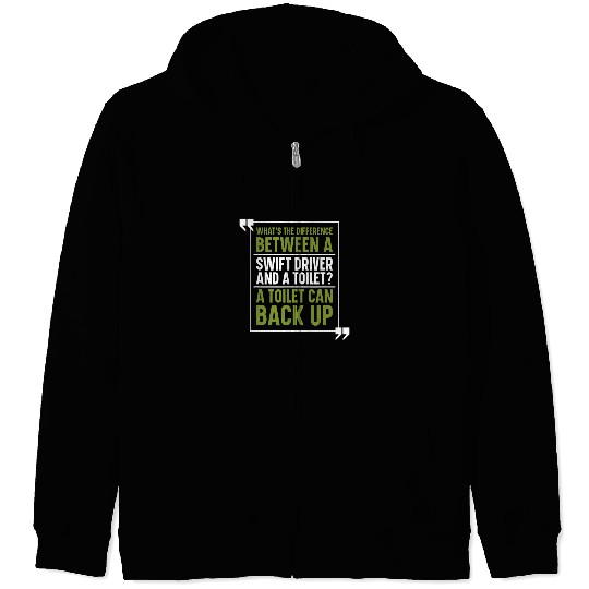 Funny Truck Driver Trucking Big Rig Old Man Trucker Zip Hoodies