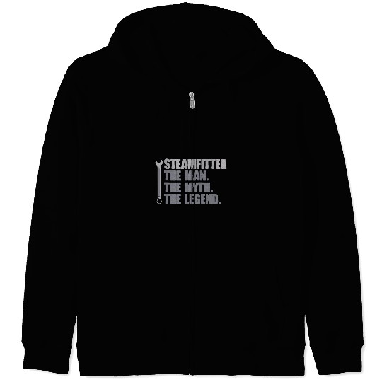The Man The Myth The Legend Funny Repairman Steamfitter Zip Hoodies