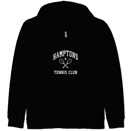 Sport Tennis Hamptons Tennis Club Preppy New York Montauk Varsity Zip Hoodies