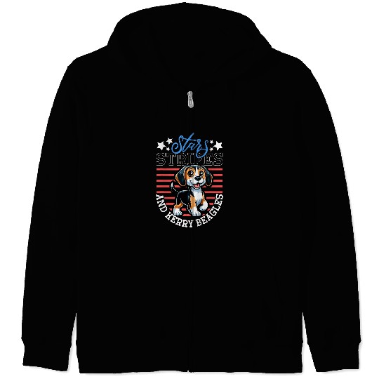 Beagle Pet Patriotic Kerry Beagle 0 Zip Hoodies