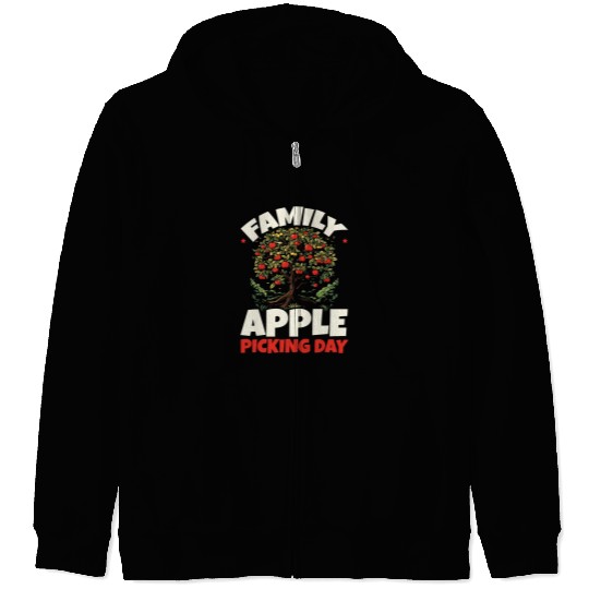 Apple Picking Apple Tree Apple Fruit Lover Apple Farmer 21 Zip Hoodies