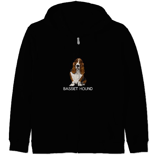 Basset Hound Pet 6663 Zip Hoodies