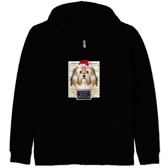Havanese Pet Dear Santa I Can Explain Funny Christmas Havanese Zip Hoodies