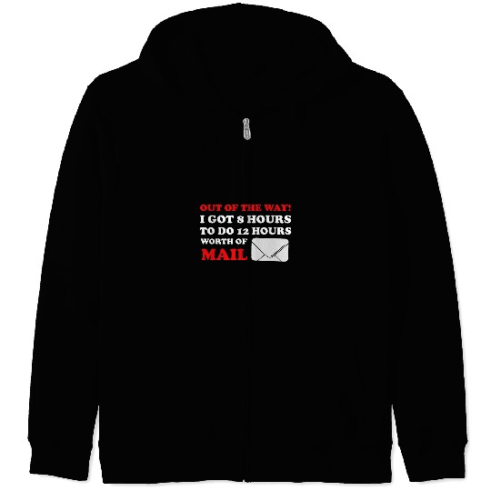 Delivery Driver Delivery Truck Driver Funny Postman Zip Hoodies