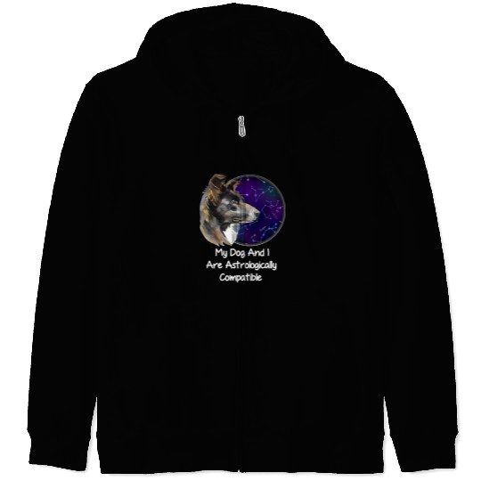 Border Collie Pet Owners Love Astrologically Compatible Zip Hoodies
