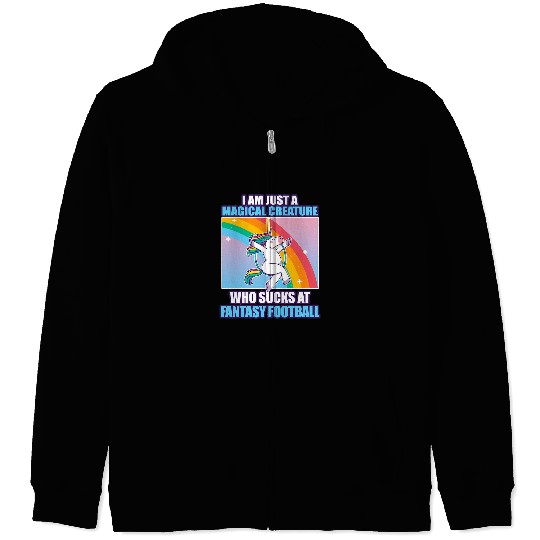 Sport American Football I suck at fantasy football fantasy football loser Zip Hoodies