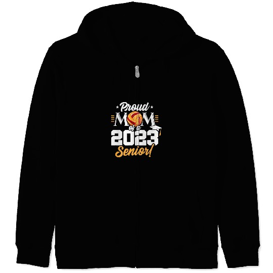 Sport Volleyball Senior Year Volleyball Mom Class Of Senior Vol 1 Zip Hoodies