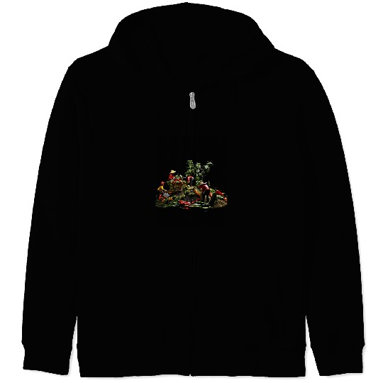 Chili Hot Pepper Chillis Field Peppers Harvesting Farming 22 Zip Hoodies