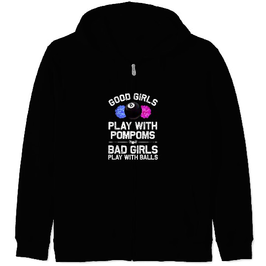 Sport Billiard For Women Girls 8 Ball Billiard Pool Player 0 Zip Hoodies
