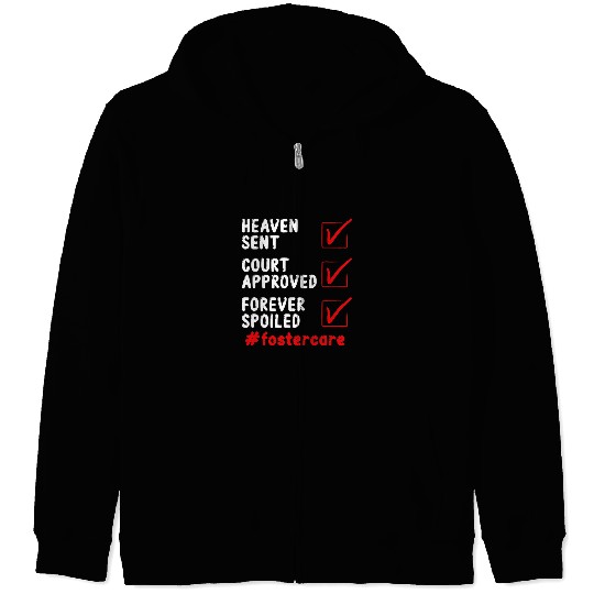 foster care adpotion family love foster mom foster dad Zip Hoodies