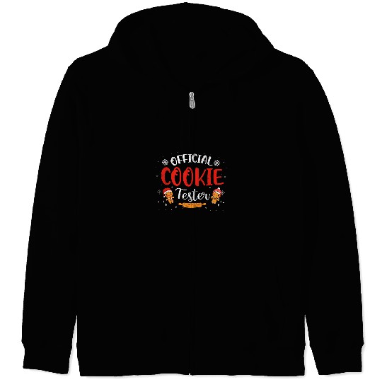 Official Cookie Tester Baking Baker Christmas xmass Grunge Zip Hoodies