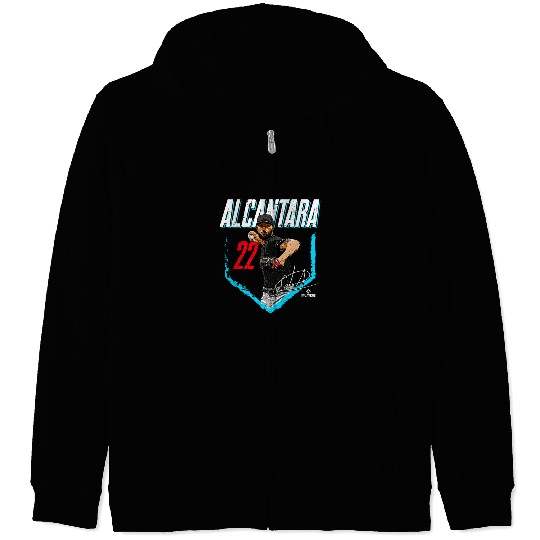 Sport Baseball MLBPA Major League Baseball Sandy Alcantara MLBALC1001 Zip Hoodies