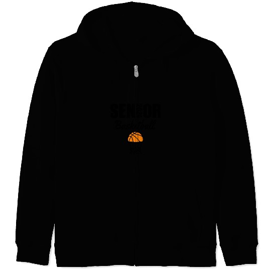 Sport Basketball 2024 Senior Basketball Player Class of 2024 High School Grad Zip Hoodies