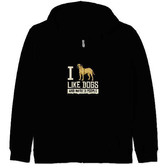English Mastiff Pet Dog Gift Puppies Owner Lover 6668 Zip Hoodies
