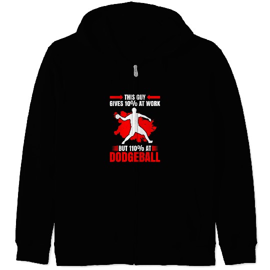Sport Dodgeball Coachs Dodgeball Champion Referee 14 Zip Hoodies