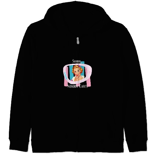 Funny Retro Housewife Humor Sarcastic Retro 50s 23 Zip Hoodies