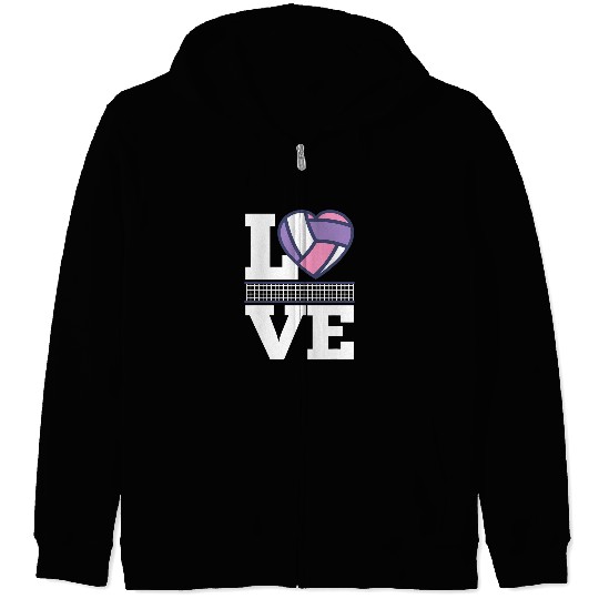 Sport Volleyball Girls Volleyball Coach Zip Hoodies