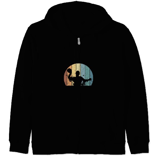 Discover Sport Waterpolo Vintage Retro Style Hobby Zip Hoodies