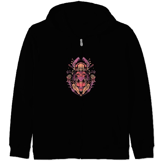 Japanese culture Geisha second syndicate japan warrior Zip Hoodies