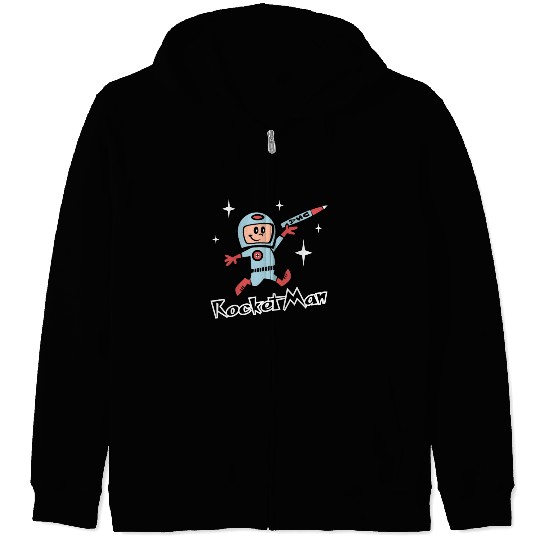 Rocket Man Zip Hoodies
