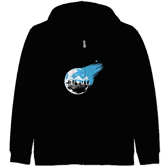 Final Fantasy 7 Inspired Zip Hoodies