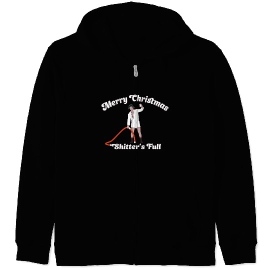 Cousin Eddie - Shitter's Full! Zip Hoodies