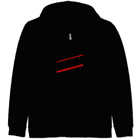 Beat It Piano Keyboard Zip Hoodies