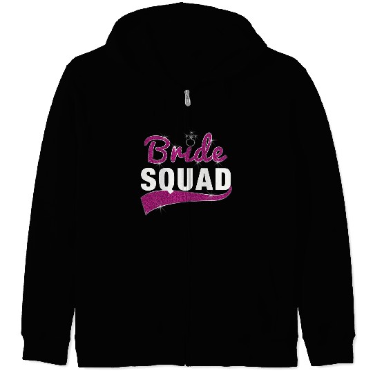 Bride Squad Zip Hoodies