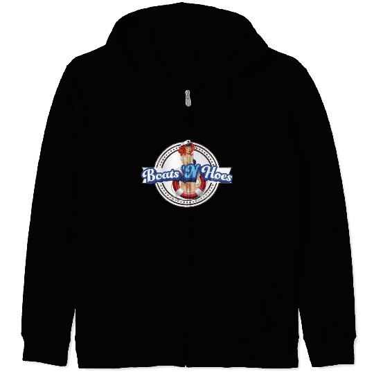 BOATS 'N HOES STEP BROTHERS SEXY LOGO Zip Hoodies