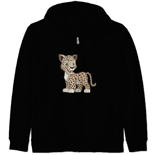 jaguar-cub-animal-wildlife Zip Hoodies