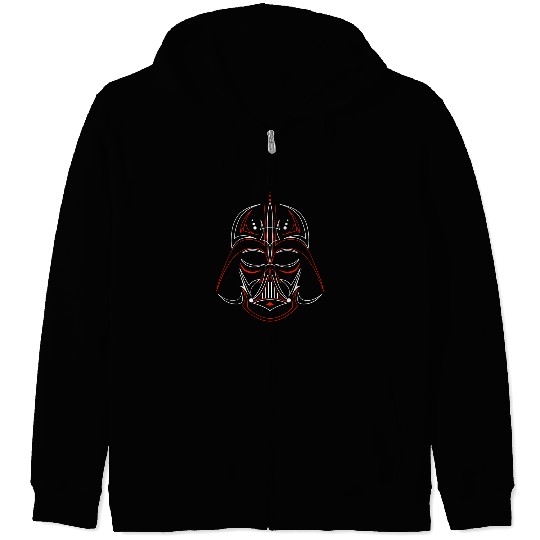darth Vader neon Zip Hoodies
