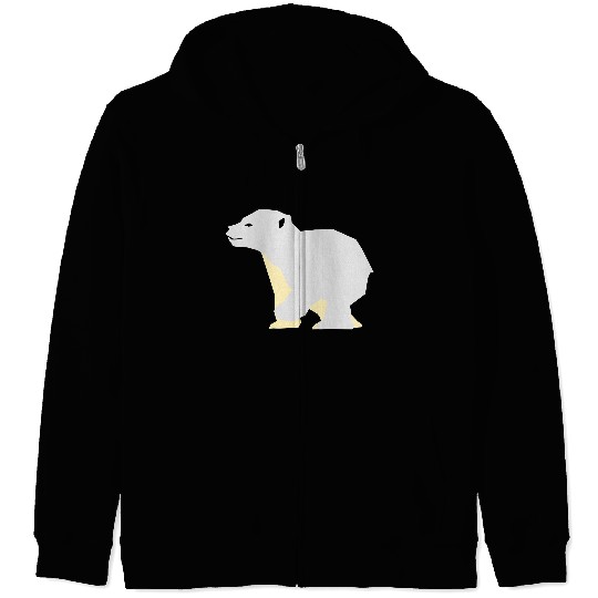 Polar bear Zip Hoodies