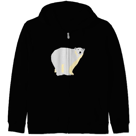 Polar bear Zip Hoodies