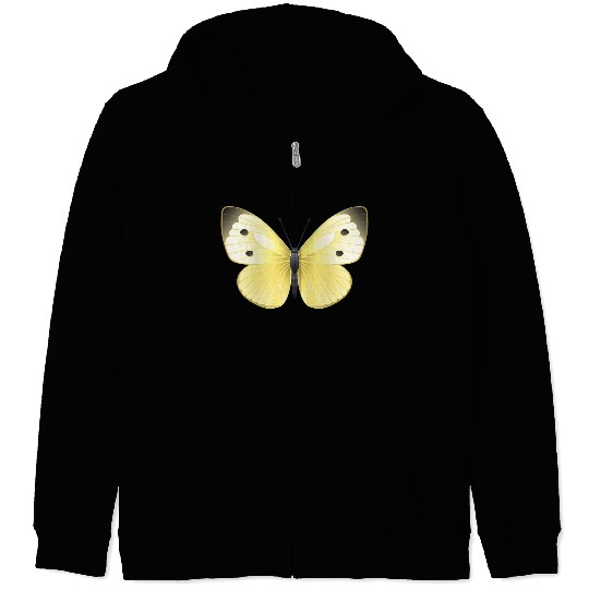 Mountain clouded yellow Zip Hoodies